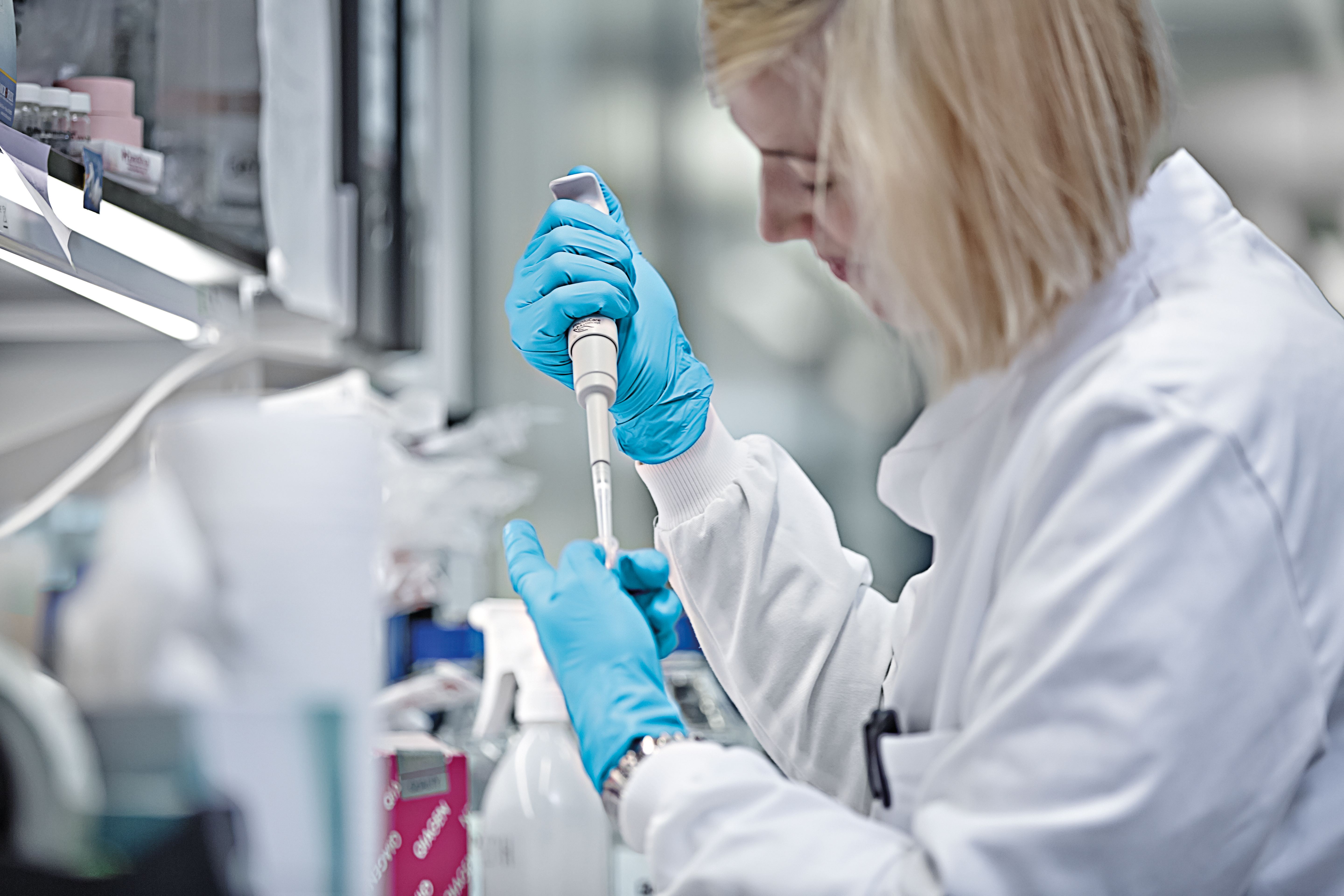 scientist working in a lab